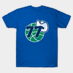 Luka Doncic Retro Dallas logo T-Shirt